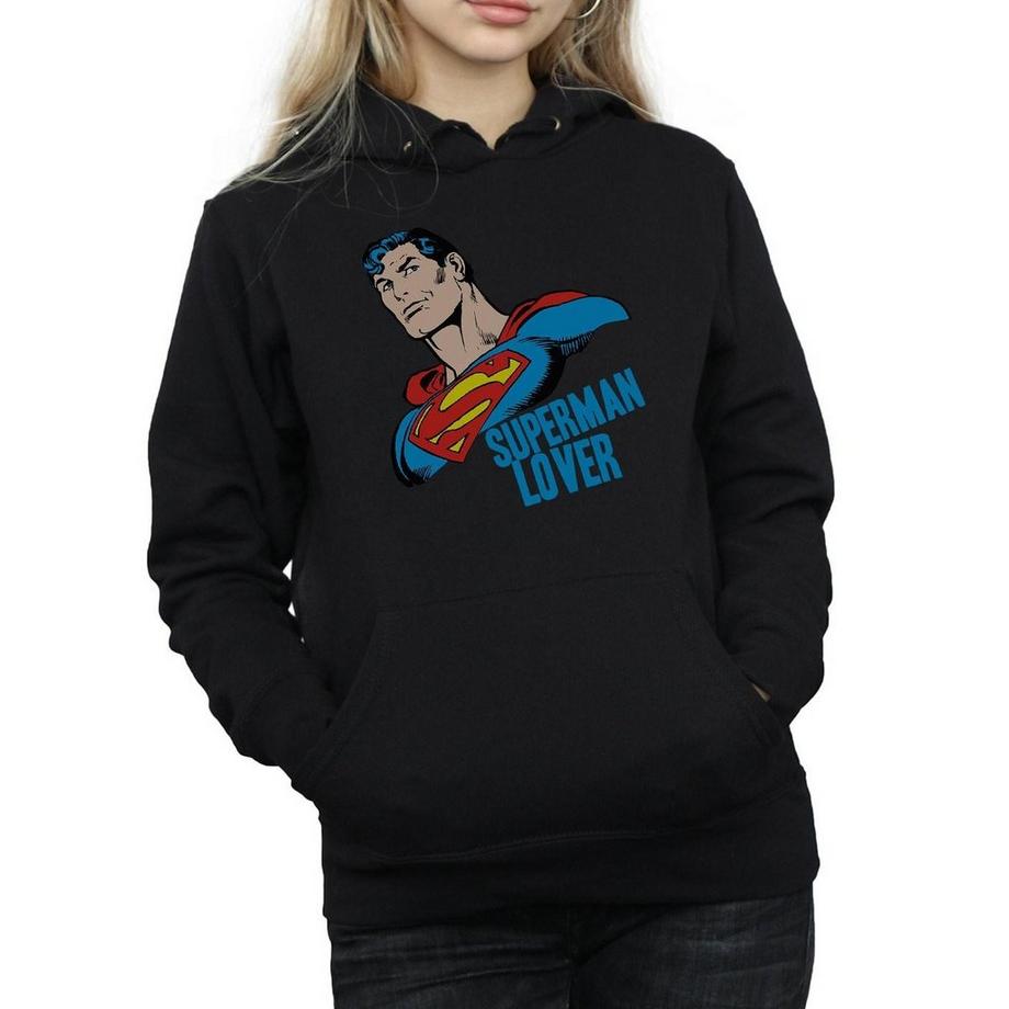 DC COMICS Superman Lover Felpa con cappuccio  