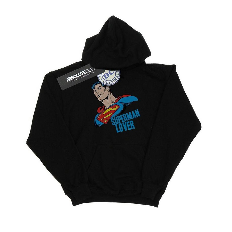 DC COMICS Superman Lover Felpa con cappuccio  