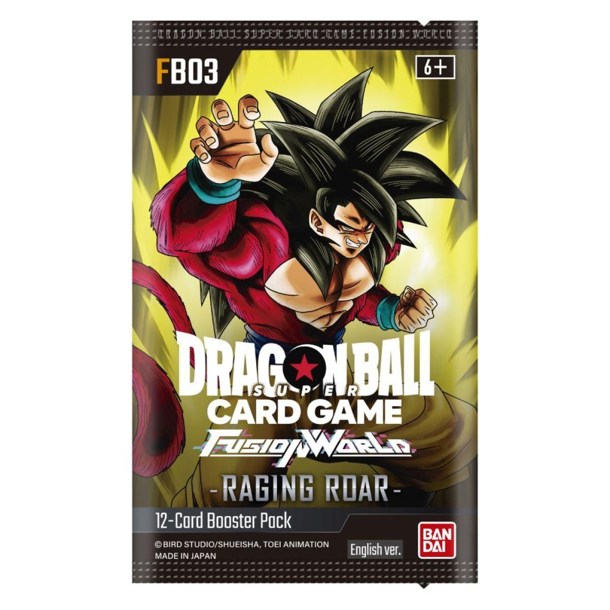 Bandai  Fusion World Raging Roar FB03 Booster Display - Dragon Ball Super Card Game - EN 