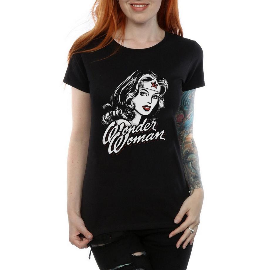 Wonder Woman Wonder Woman Hint Logo T-Shirt  