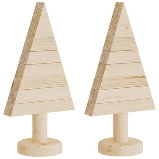 VidaXL Arbre de noël en bois bois de pin  