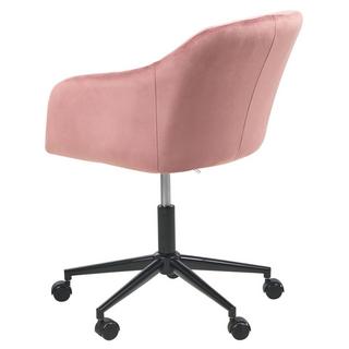 Beliani Sedia da scrivania en Velluto Moderno VENICE  