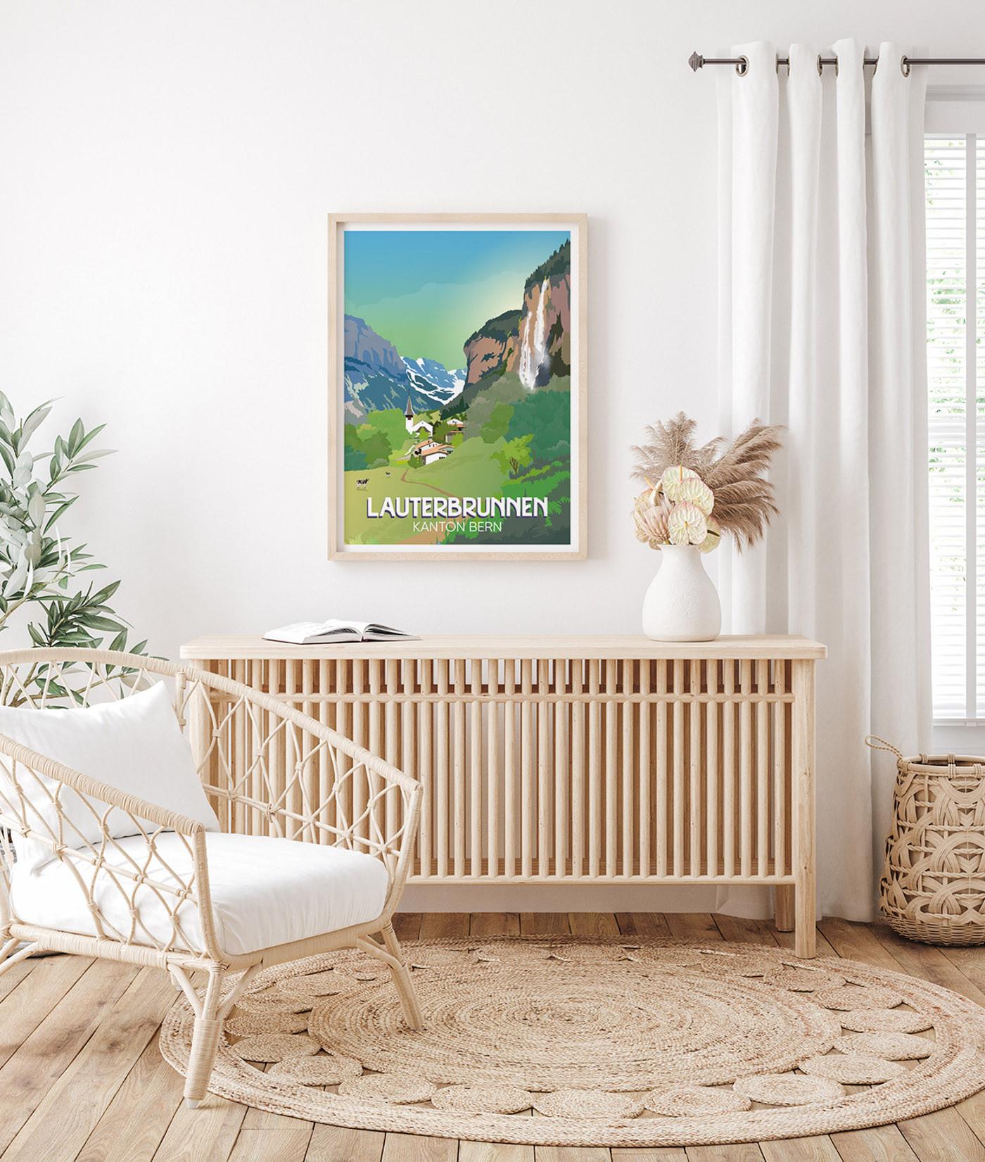 La-Jonx Affiche de Lauterbrunnen  