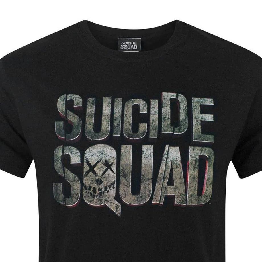 Suicide Squad Suicide Squad Logo Print T-Shirt  