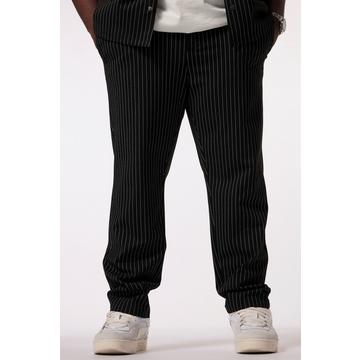 Pantaloni traveller da ufficio con FLEXLASTIC®, righe sottili e taglio dritto, fino alla tg. 8XL