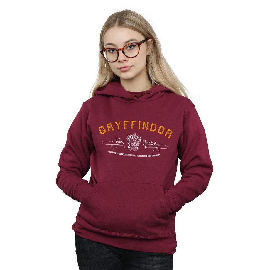 Harry Potter Gryffindor Quidditch Felpa con cappuccio  
