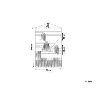 Beliani Wandbehang aus Baumwolle Boho MOOLA  