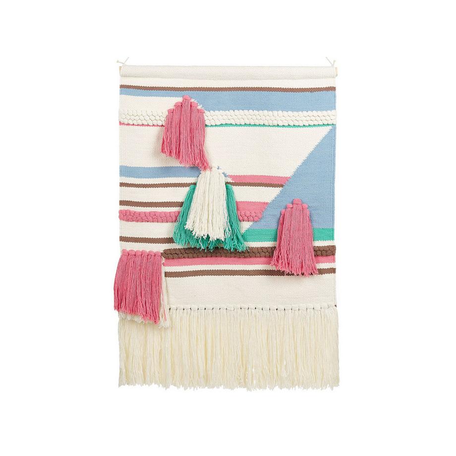 Beliani Wandbehang aus Baumwolle Boho MOOLA  