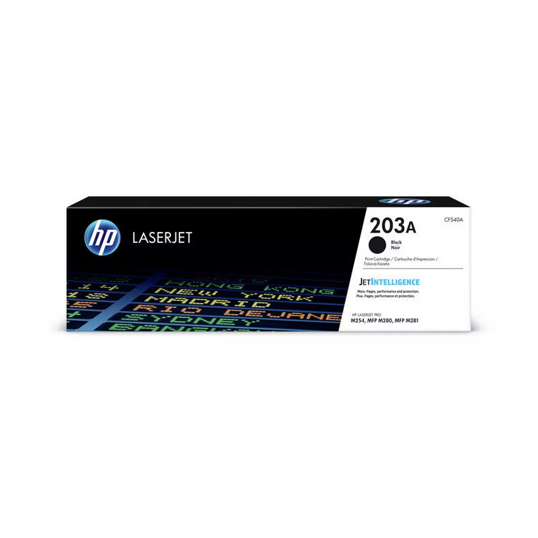 Hewlett-Packard – HP Toner-Modul 203A schwarz CF540A CLJ Pro M254/MFP M280 1400 S., Schwarz, Seiten