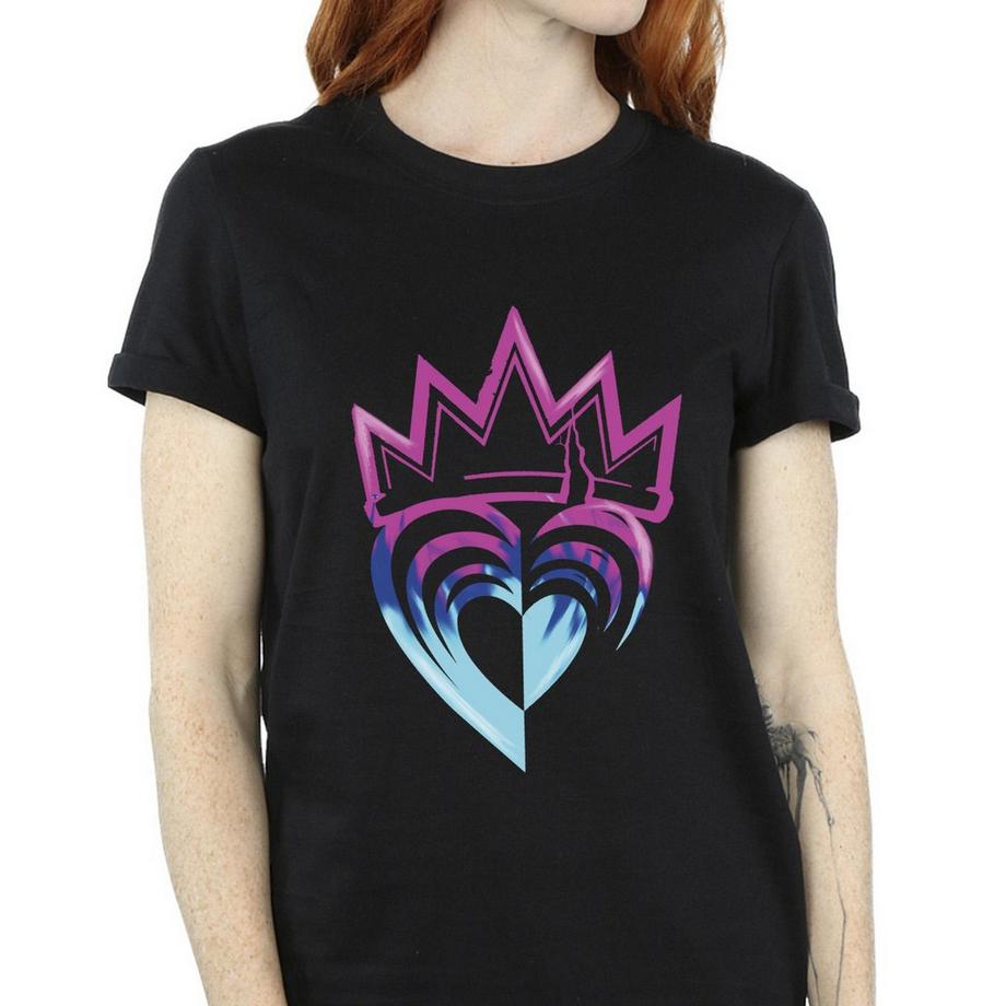 Disney Descendants T-Shirt Imprimé Manches Courtes  