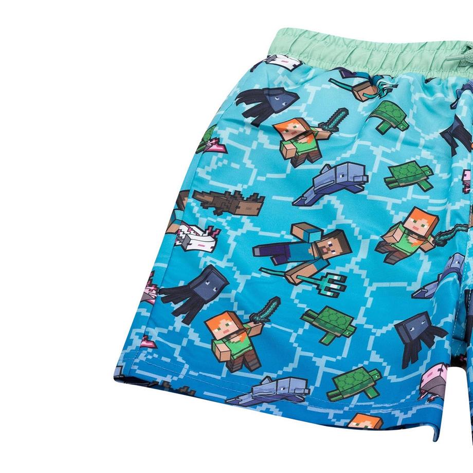 MINECRAFT  Costume Da Bagno A Pantaloncino Creeper 