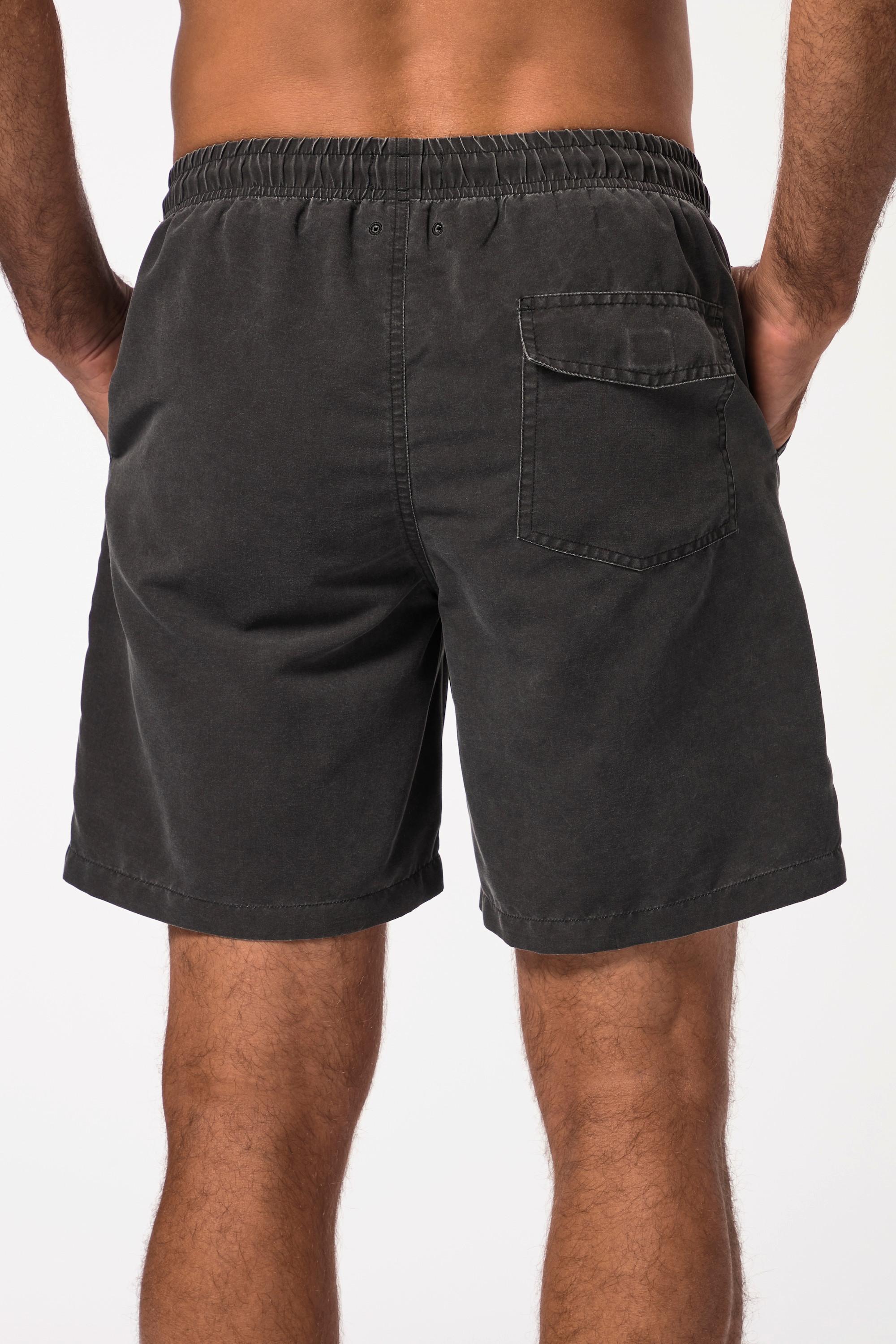 JP1880  Shorts da mare con cintura elastica e taglio speciale per l'addome, fino alla tg. 8XL 