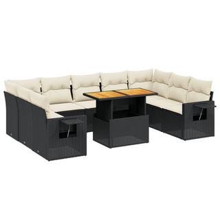 VidaXL set divano da giardino Polirattan  