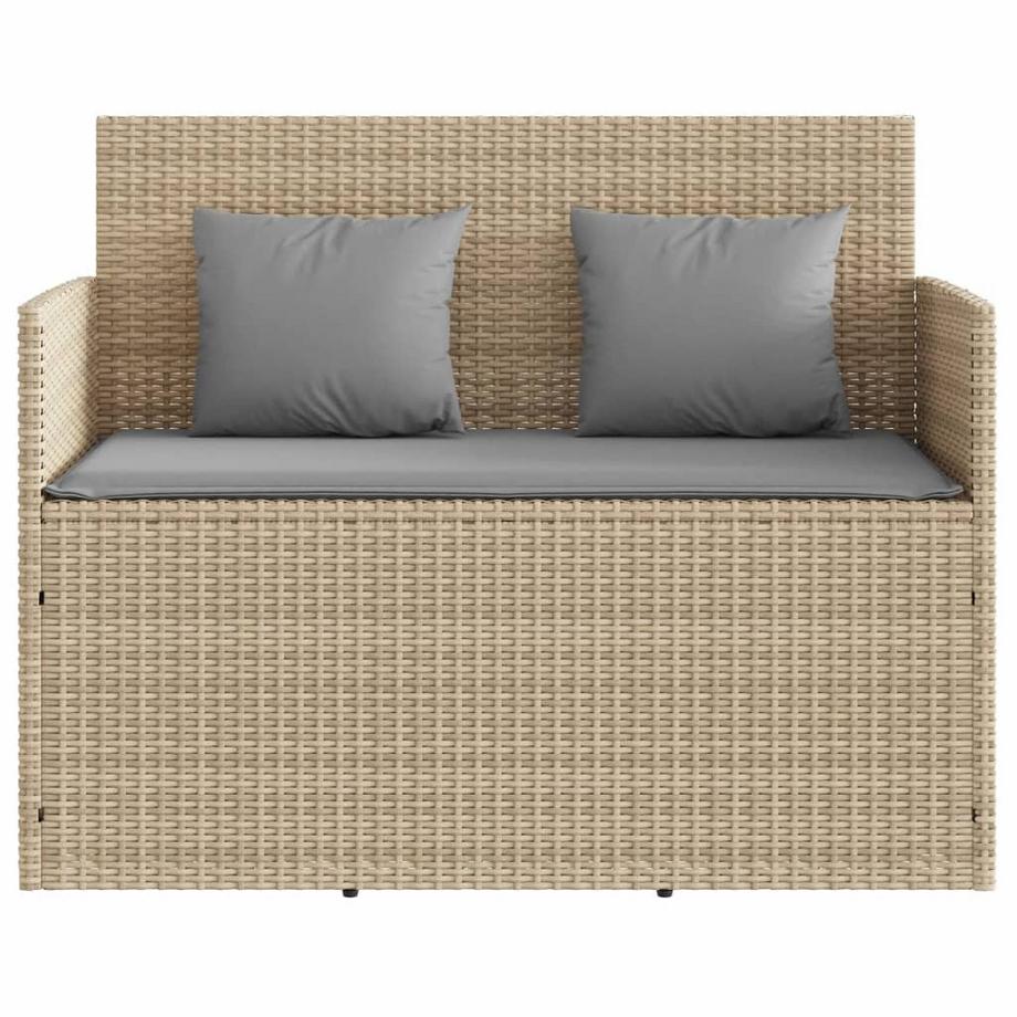 VidaXL Gartenbank poly-rattan  