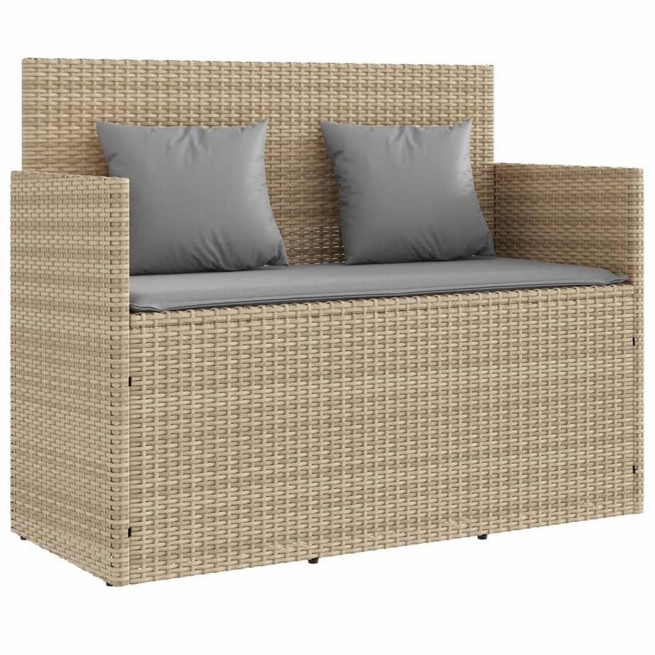 Gartenbank poly-rattan