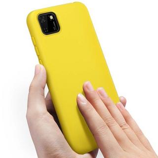 Avizar  Coque Huawei Y5p Soft Touch Jaune 