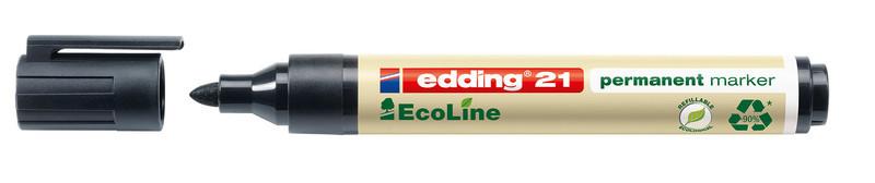 Edding Edding EcoLine 21 evidenziatore 10 pz Nero  