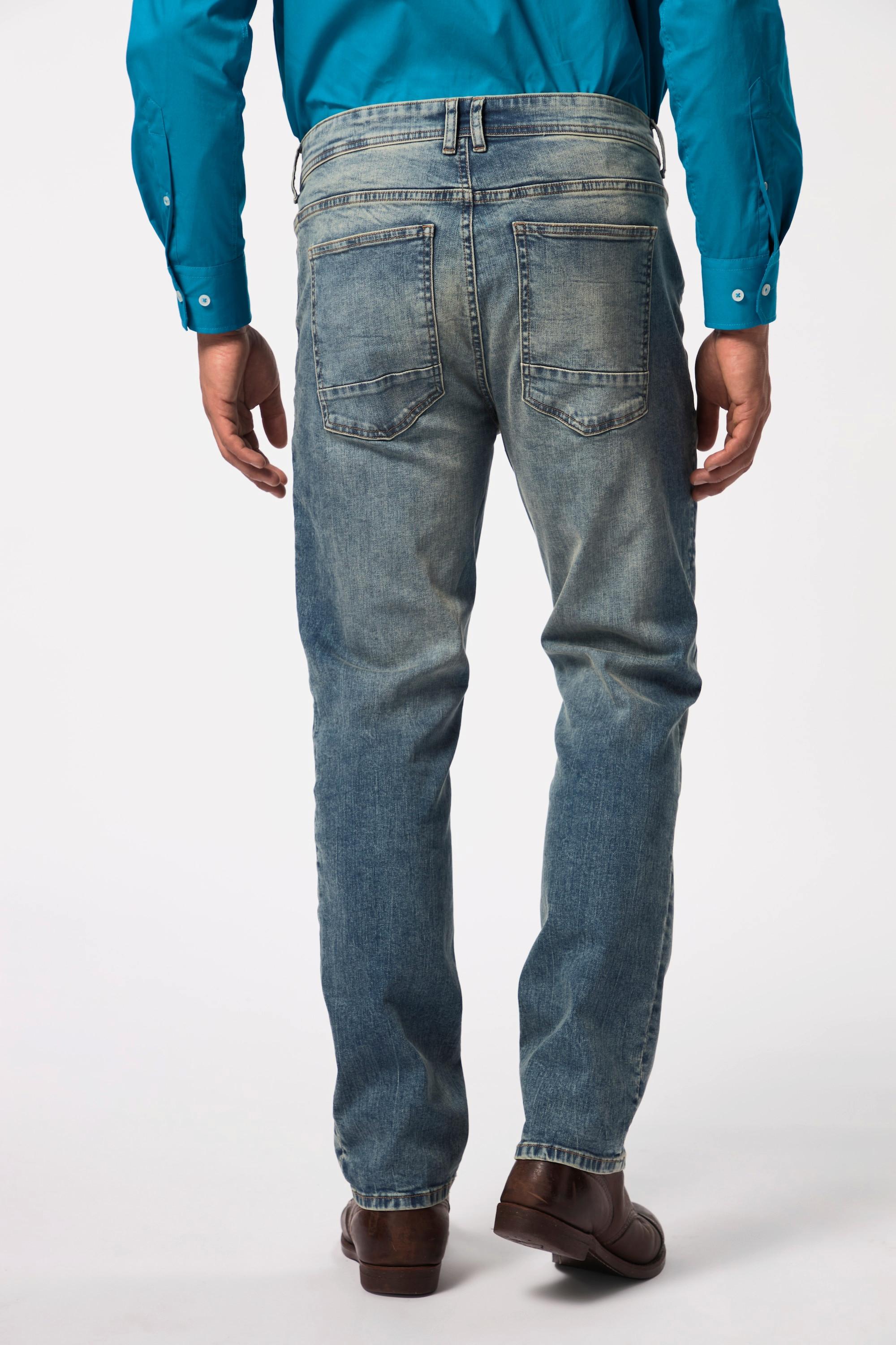 JP1880  Jean en denim FLEXNAMIC®. Coupe Straight Fit ventre confort 5 poches - jusqu'au 38/74 