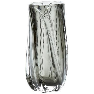 Vase Paragon handgeformt anthrazit 27