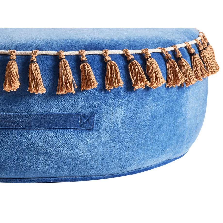 Beliani Pouf en Velours Rétro GOTHA  