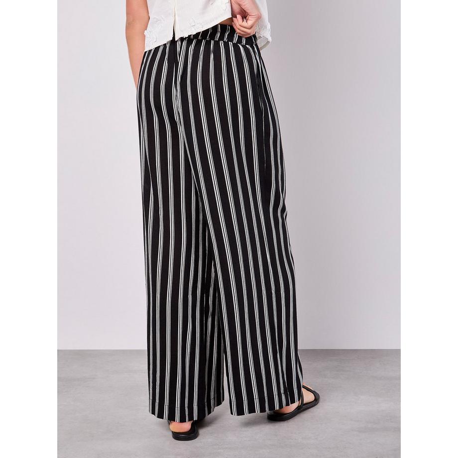 APRICOT Gestreifte Hose mit weitem Bein  