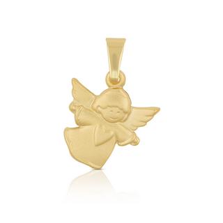 MUAU Schmuck  Pendentif ange en or jaune 750, 19x13mm 