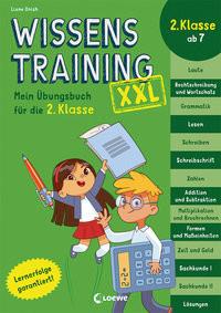 Wissenstraining XXL - Mein Übungsbuch für die 2. Klasse Onish, Liane; Loewe Lernen und Rätseln (Hrsg.); Mead, Kimble (Illustrationen); Klüver, Anika (Übersetzung) Copertina rigida 