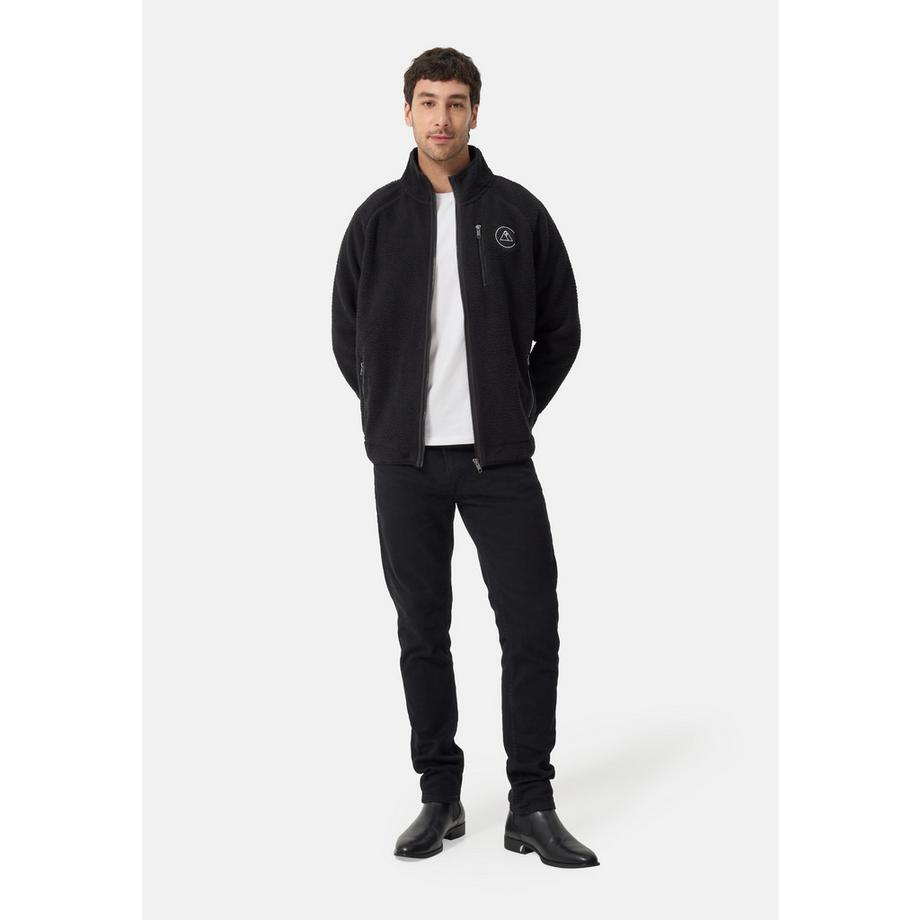 CASH-MERE.CH Retro Fleece Jacke Recyceltes Polyester  