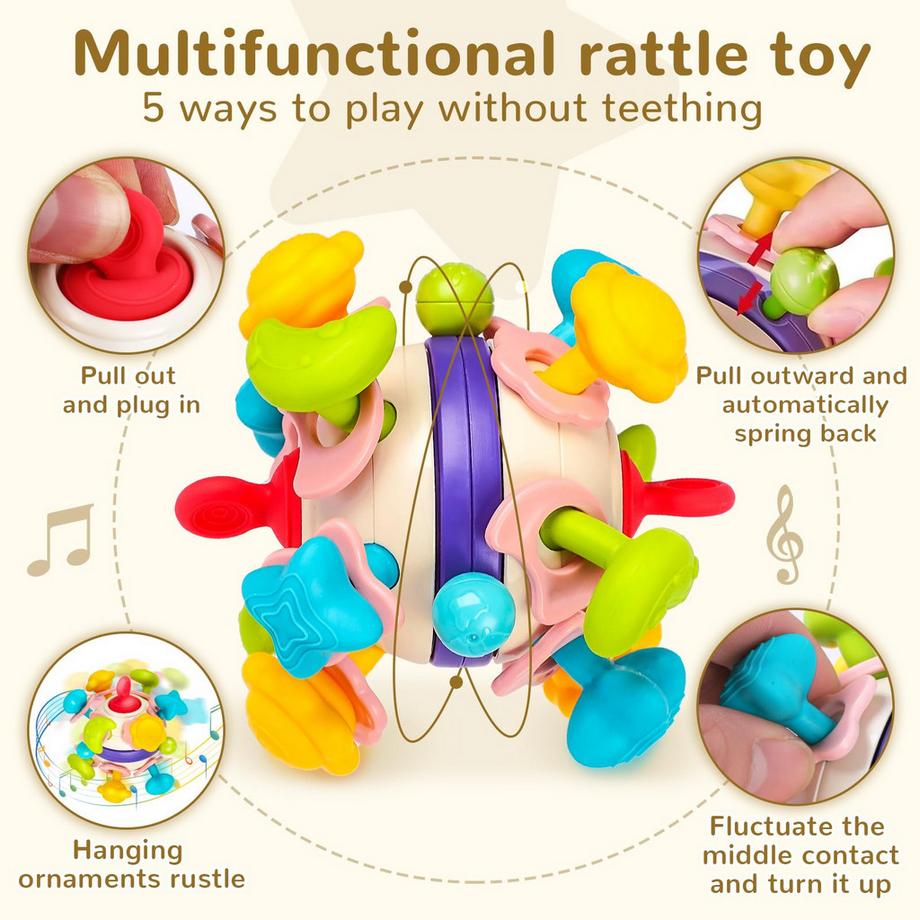 Activity-board  Multifunktionales Baby-Beißspielzeug 