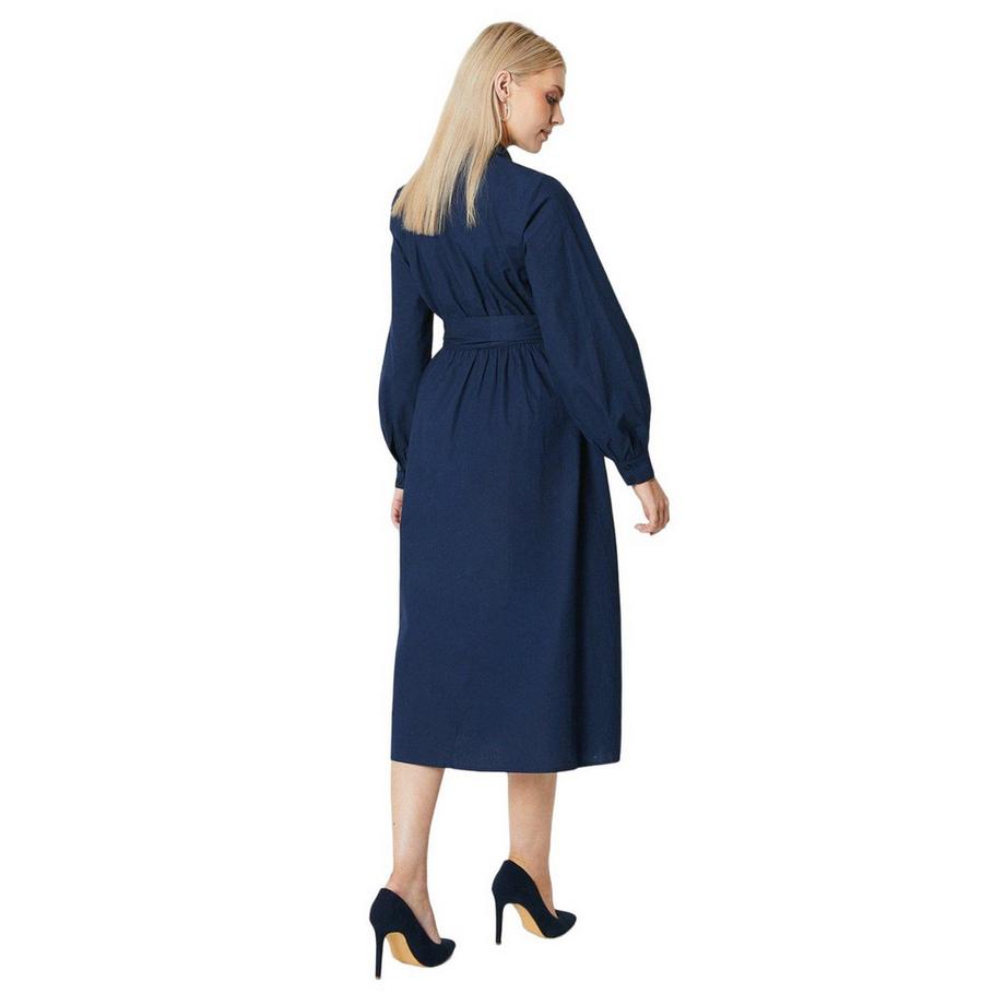 Principles Robe chemisier mi-longue avec fronces  
