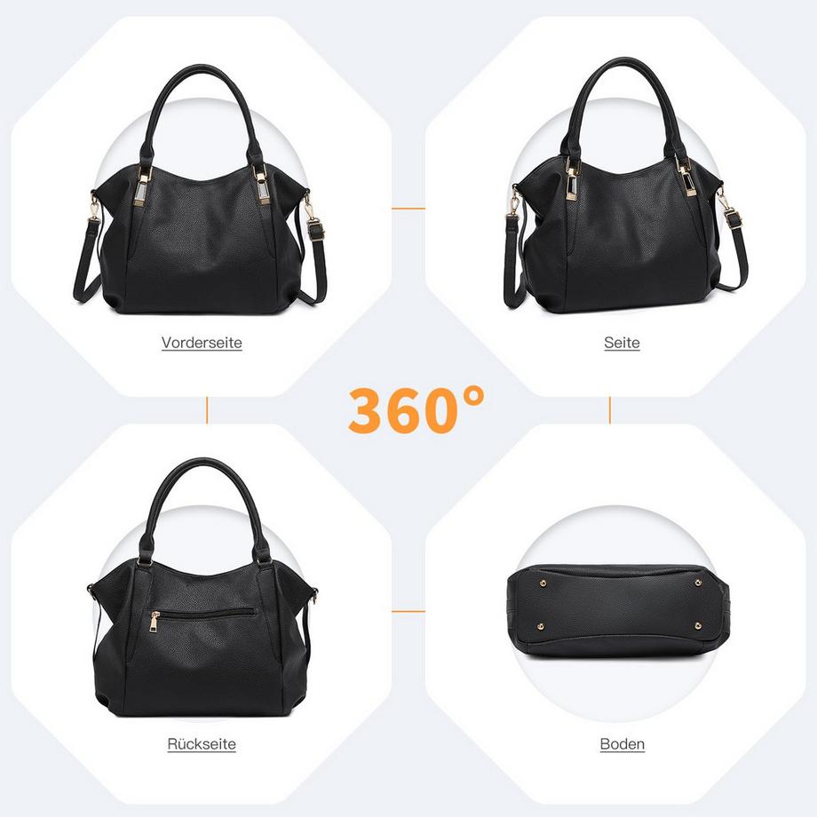 Only-bags.store Große Einkaufstasche mit verstellbarem Schultergurt  