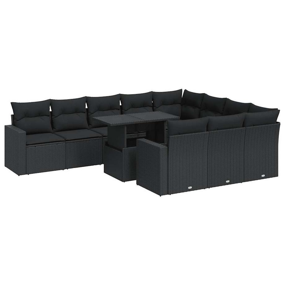 set di divani da giardino Polirattan