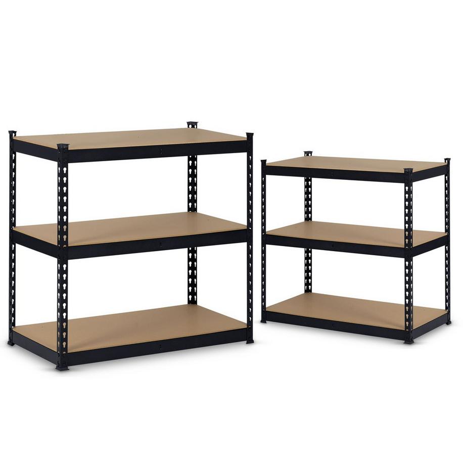 B2X  Etagère métal Humberg 183 x 90 x 45 cm

Cette étagère a une construction renforcée qui assure une stabilité et une capacité de charge maximales :
- Épaisseur des profilés verticaux : 1 mm
- Épaisseur des profils horizontaux : 0,8 mm
- Épaisseur du pa 
