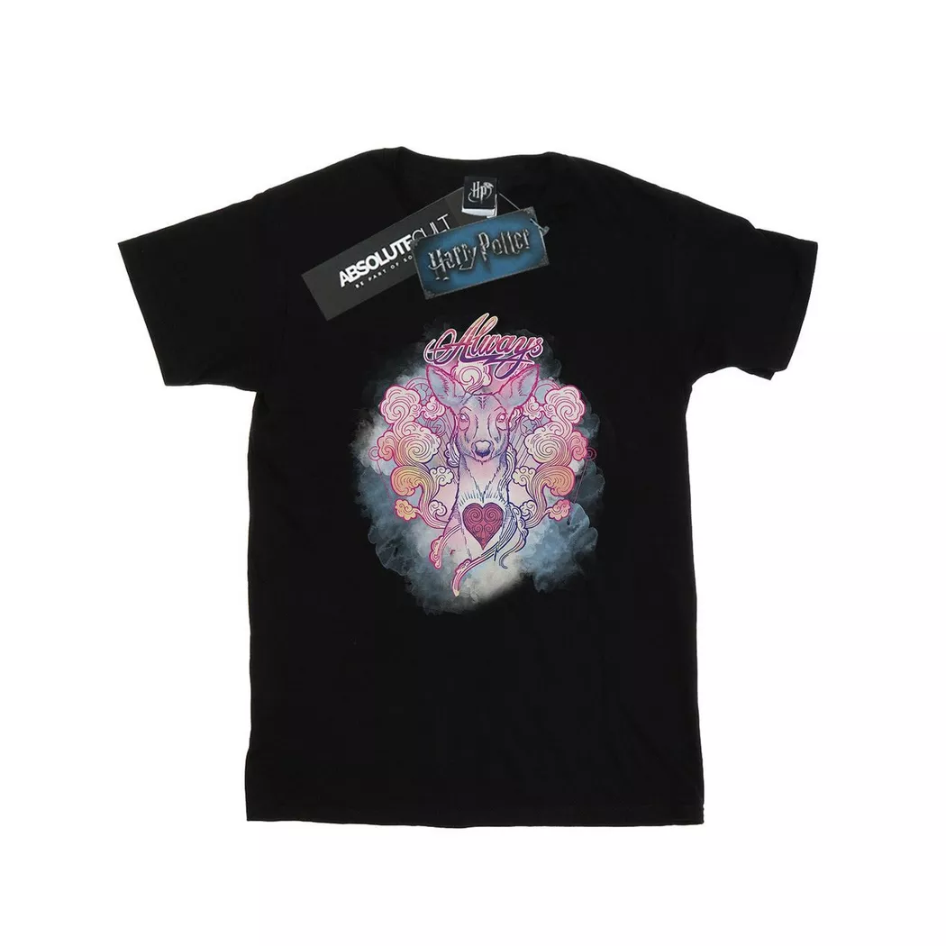 Harry Potter - Always TShirt, für Damen, Schwarz, Größe S