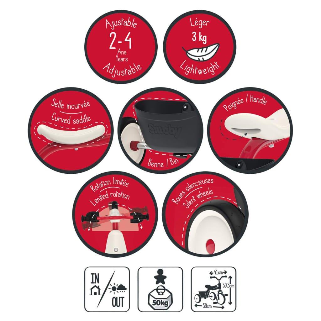 Smoby  Baby-dreirad plastik 