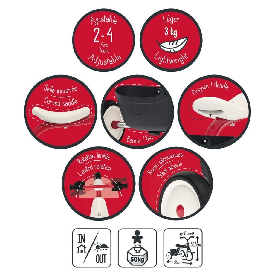 Smoby  triciclo per bambini 