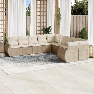 VidaXL set divano da giardino Polirattan  