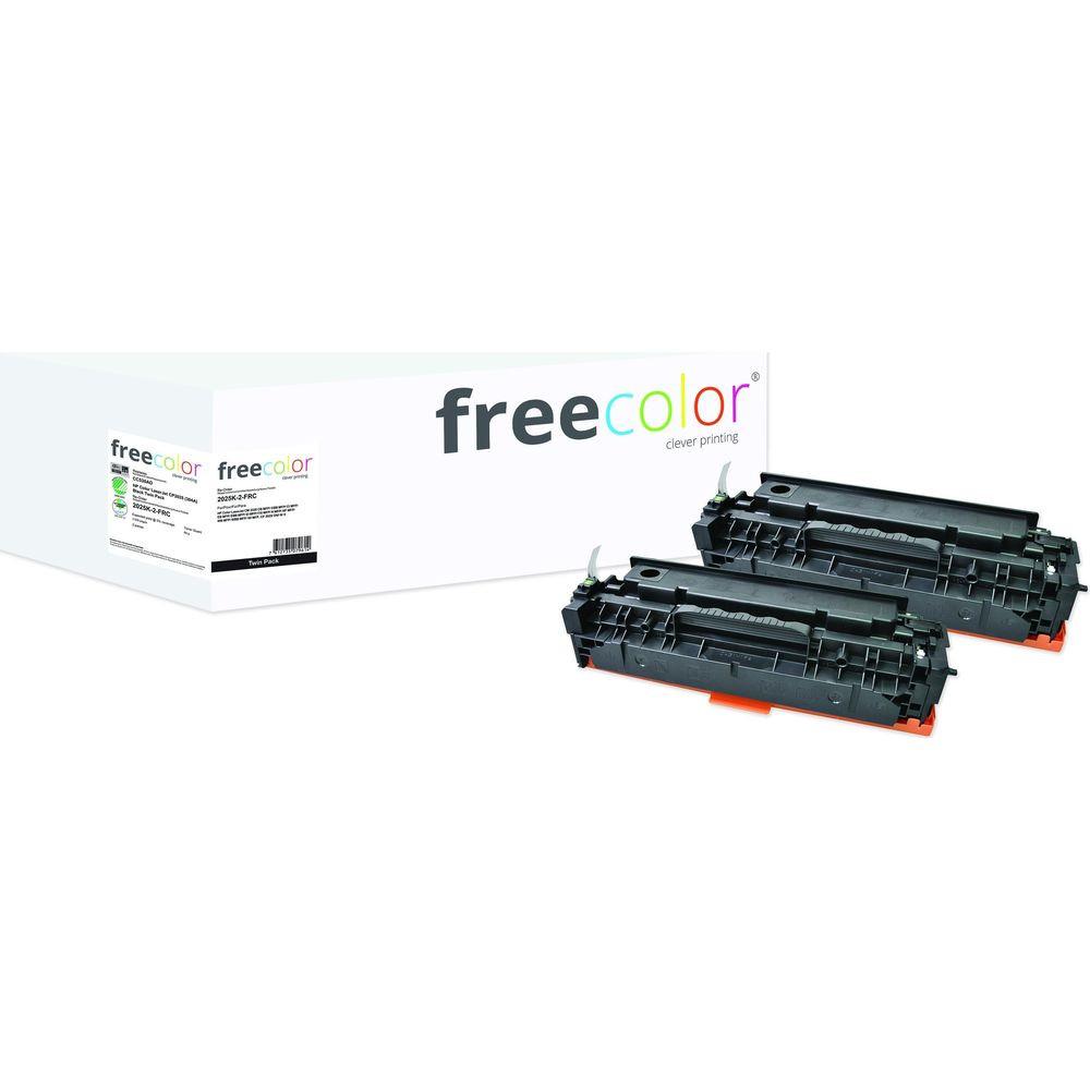 Freecolor  Toner CC530, ( 2 Stück) Black 