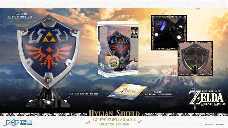 First 4 Figures  Zelda Breath of the Wild PVC Statue Hylian Shield - Collector Edition (29cm) 