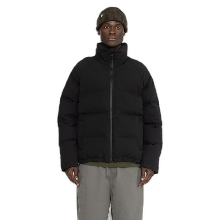 Revolution Daunenjacke mit Kragen und Paspeltaschen  