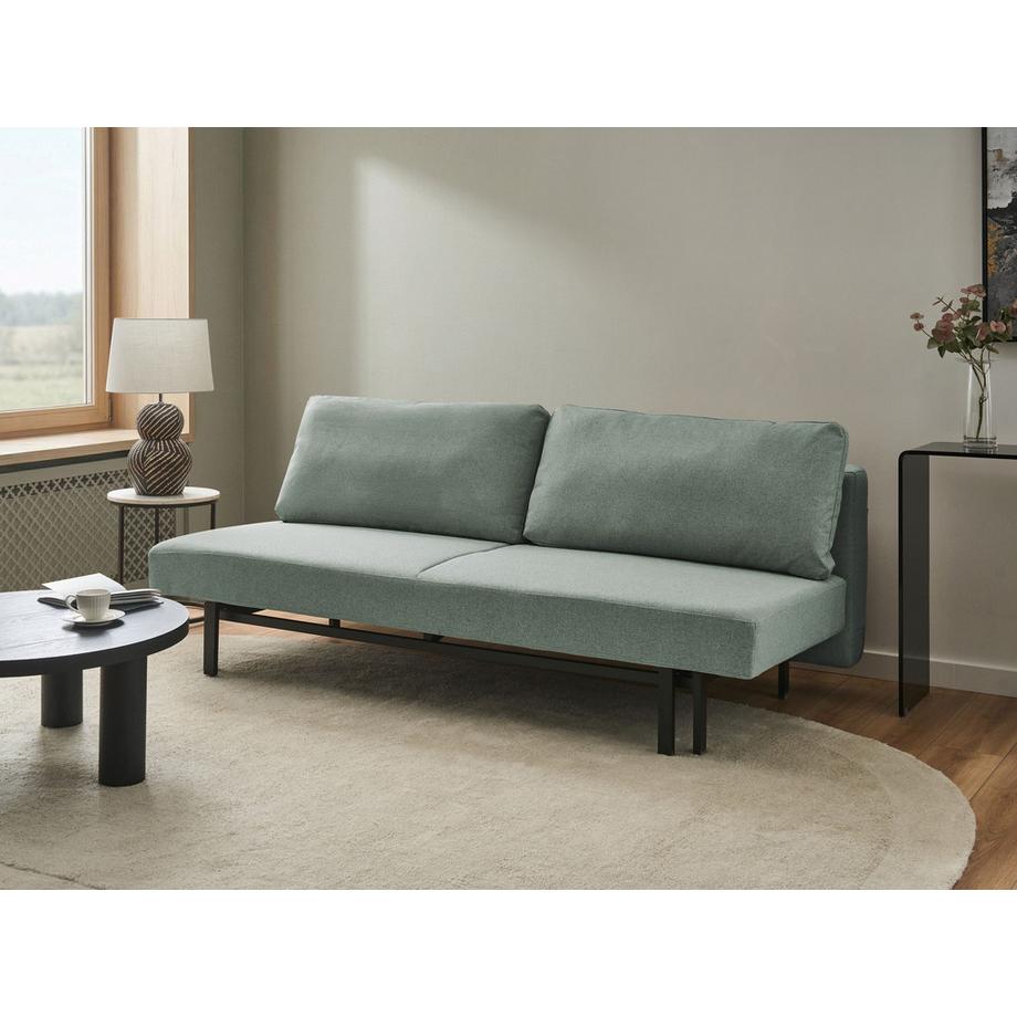 Beliani Schlafsofa aus Stoff Modern ROYKKA  