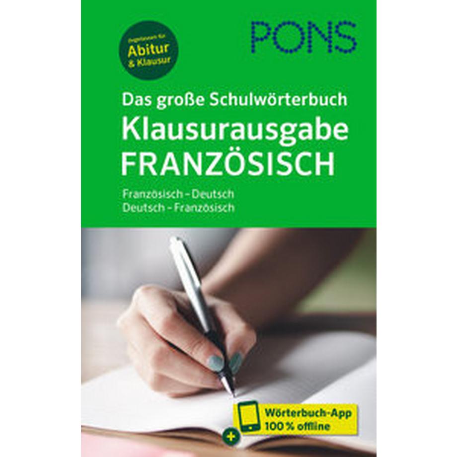 Pons  PONS Das große Schulwörterbuch Klausurausgabe Französisch 