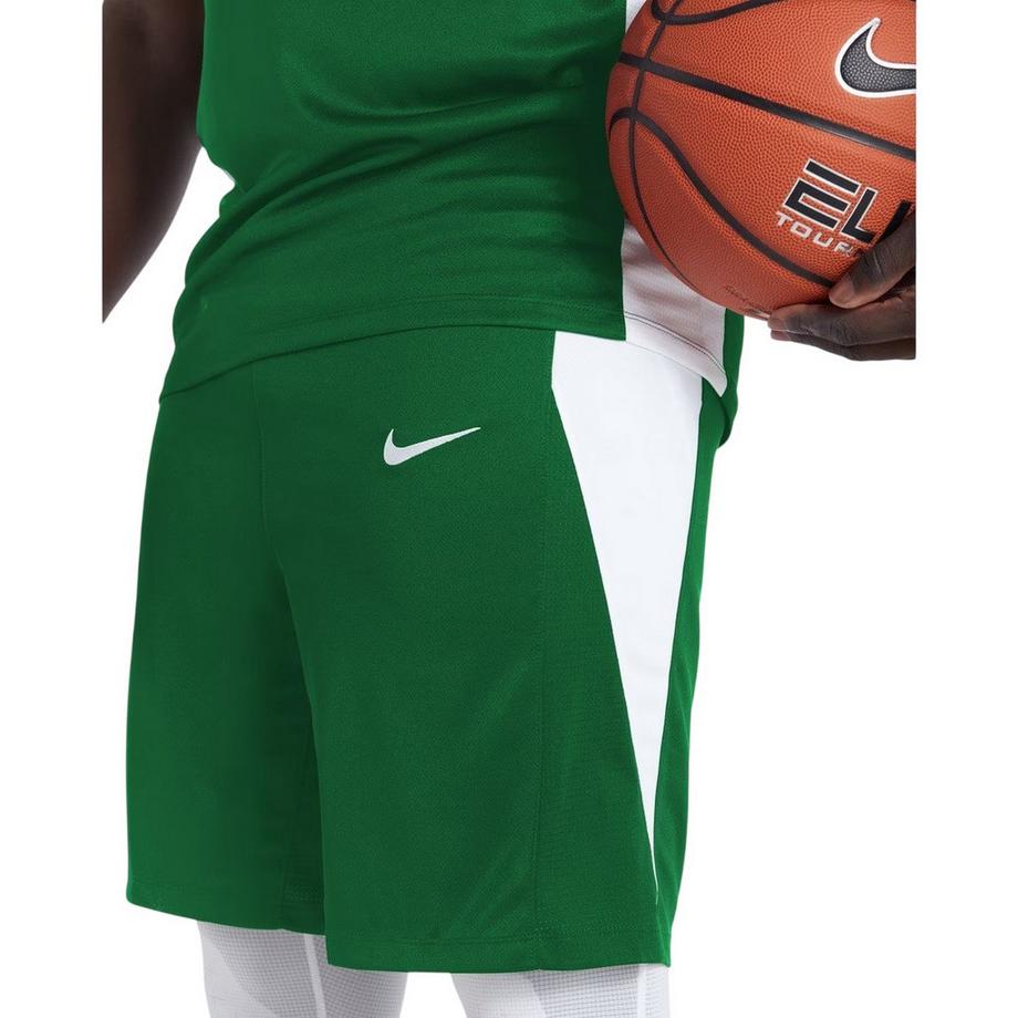 NIKE Pantaloncini da basket con logo e strisce laterali  
