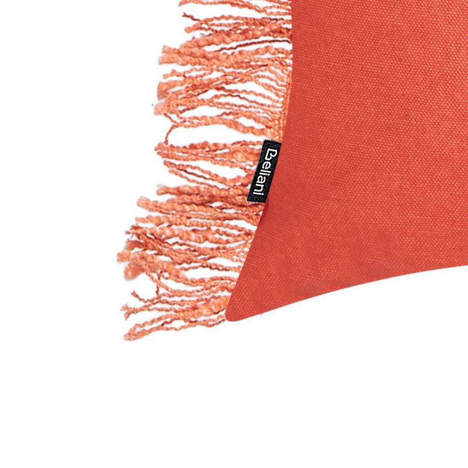 Beliani Lot de 2 coussins décoratifs en Coton  MABA  