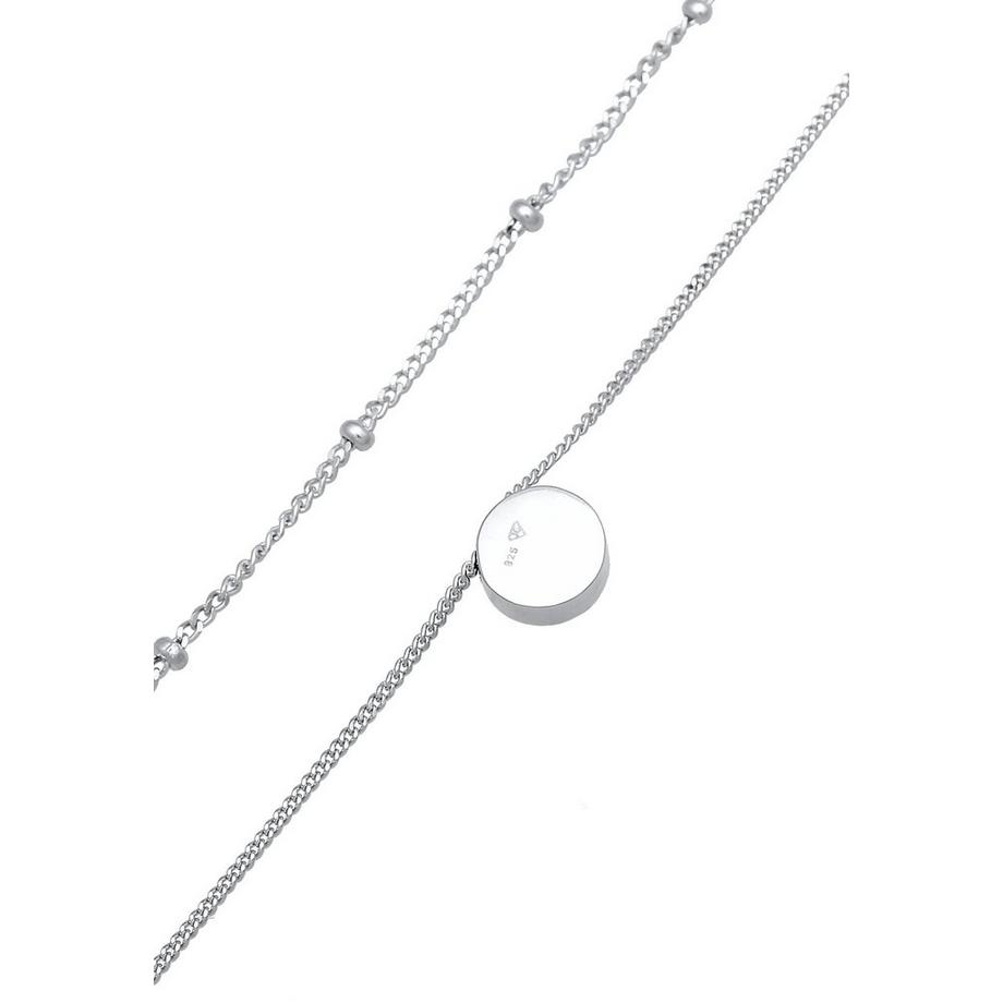 Elli  Collier Choker Layer Kristall Kugelkette 925 Silber 