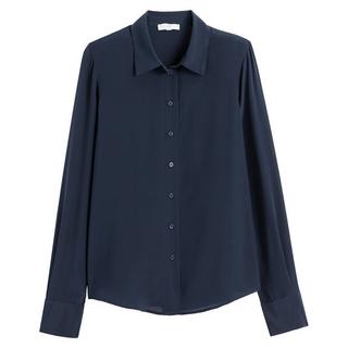 La Redoute Collections  Seidenbluse mit langen Ärmeln 