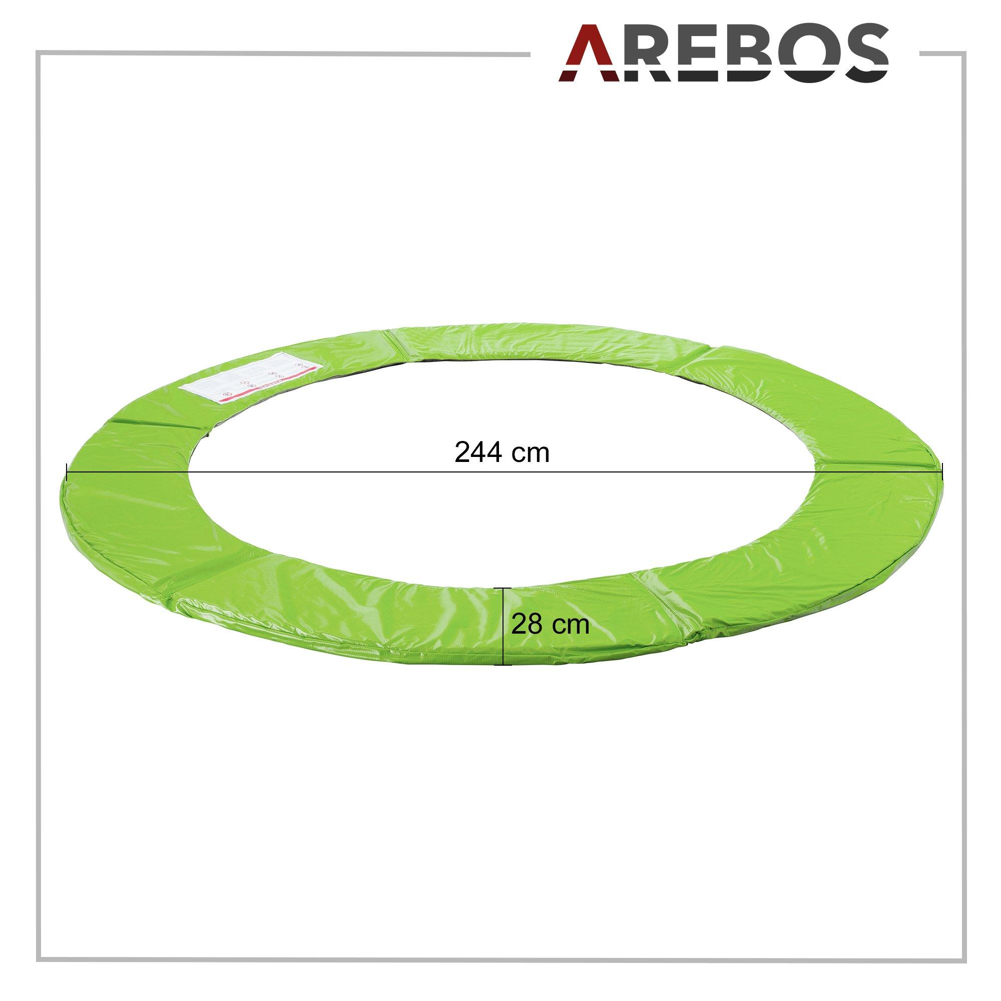 Arebos  Protection des bords du trampoline 