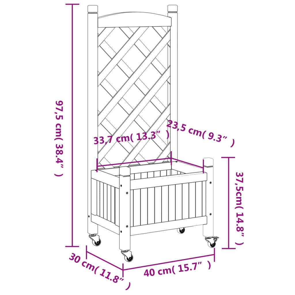 VidaXL Jardinière bois  