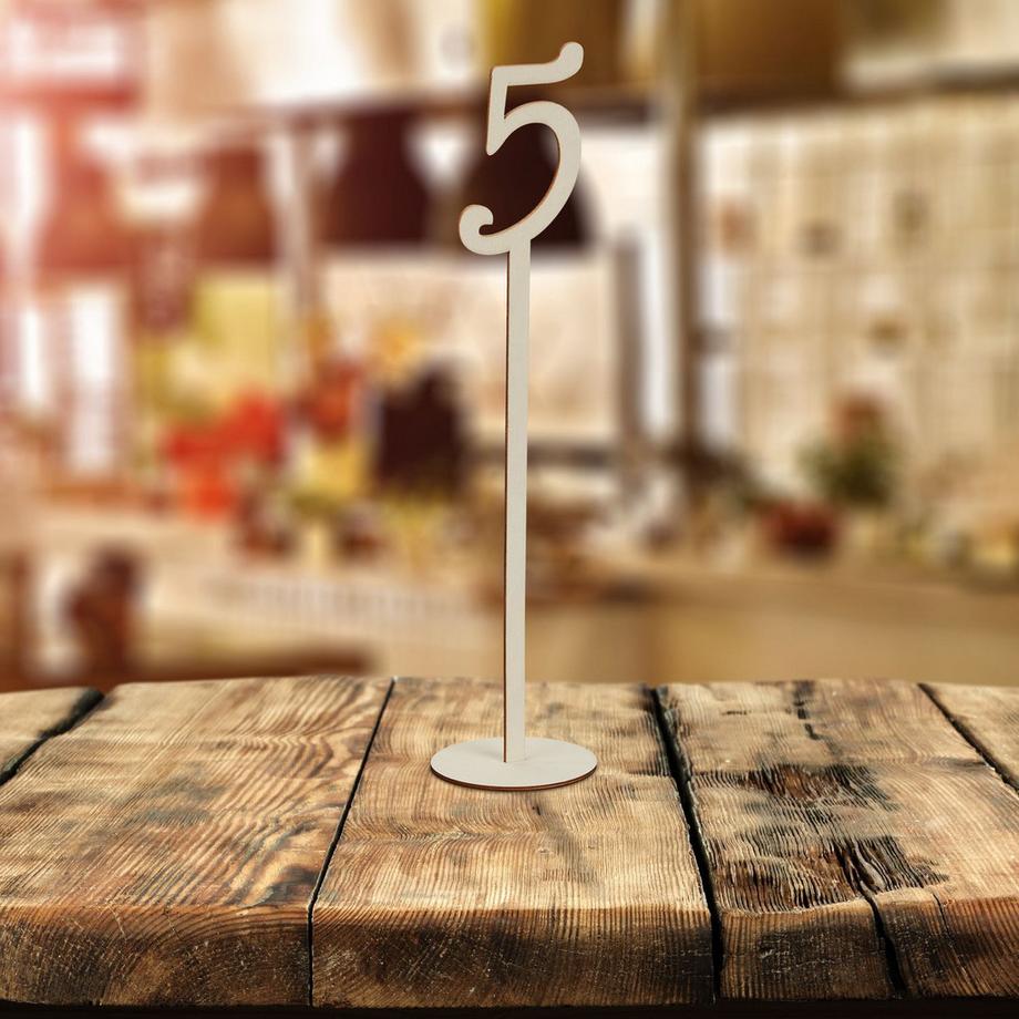 B2X  Tischnummern Hochzeit 1-20 