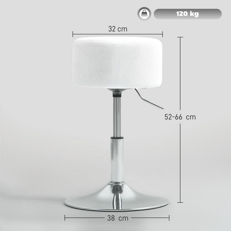 HOMCOM Tabouret de bar  
